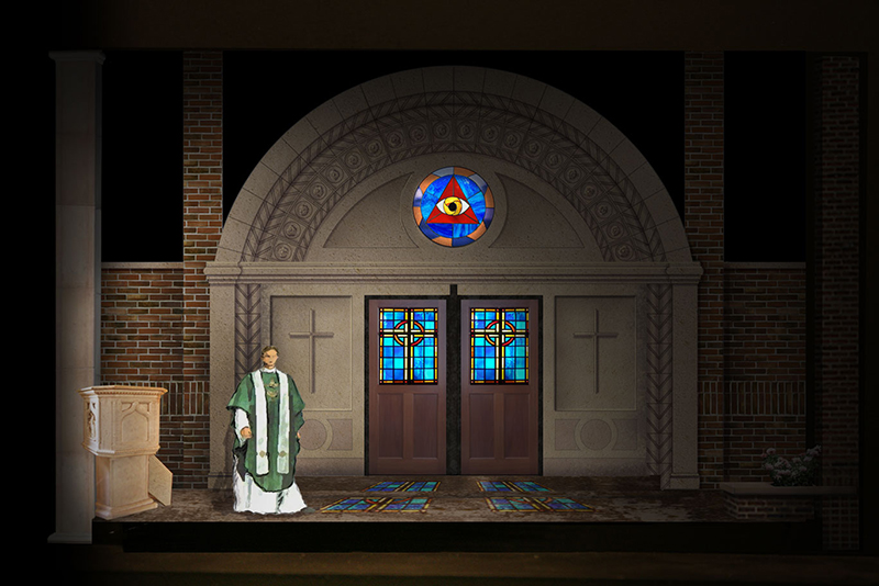 Church Interior Rendering