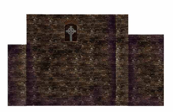 Brick Wall Elevation